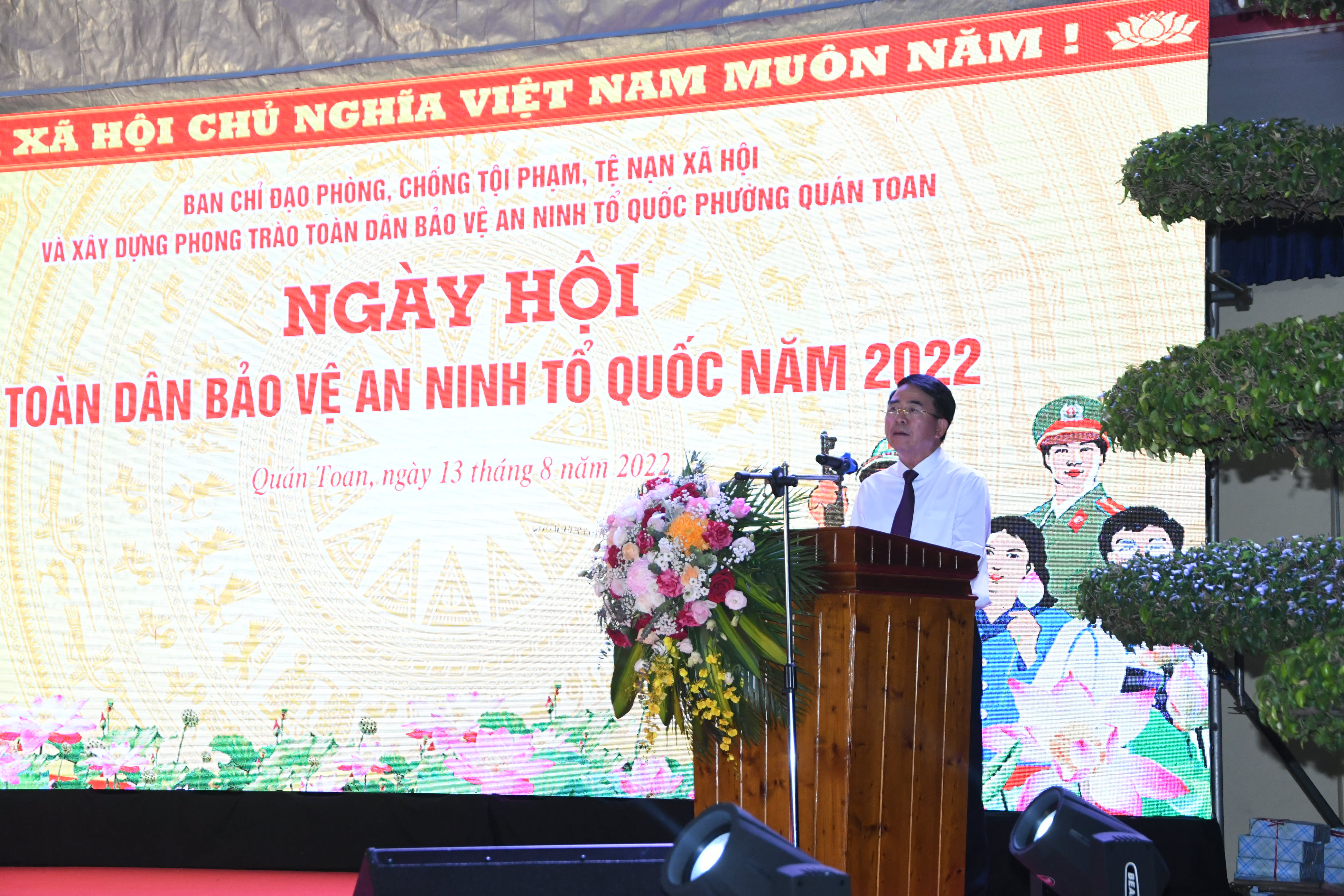 Phường Quán Toan (quận Hồng Bàng): Tổ chức Ngày hội toàn dân bảo vệ an ninh Tổ quốc năm 2022 